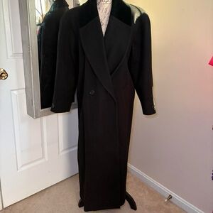 Vintage Jones New York Black Trench Coat